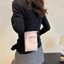Túi đựng điện thoại Nylon FUJIOU, Dây da Ví điện thoại vuông phong cách Nhật Bản, Dây đeo nhẹ có thể điều chỉnh màu trơn Túi đeo chéo vải nhỏ hoạt động