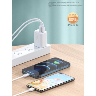 Bộ sạc nhanh Philips 20Wpd QC18W