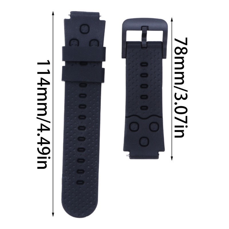 Fol Dây đeo đồng hồ silicon mềm mại và thoải mái Vòng đeo tay đồng hồ trẻ em 16mm Điều chỉnh chiều dài Dây đeo cổ tay thoải mái