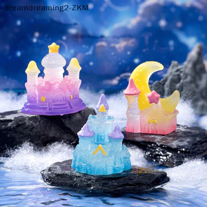 1 Cái Trang trí phong cảnh vi mô phát sáng ngoài trời Tượng thu nhỏ trong chậu Trang trí nhà cửa trong vườn [zkm]