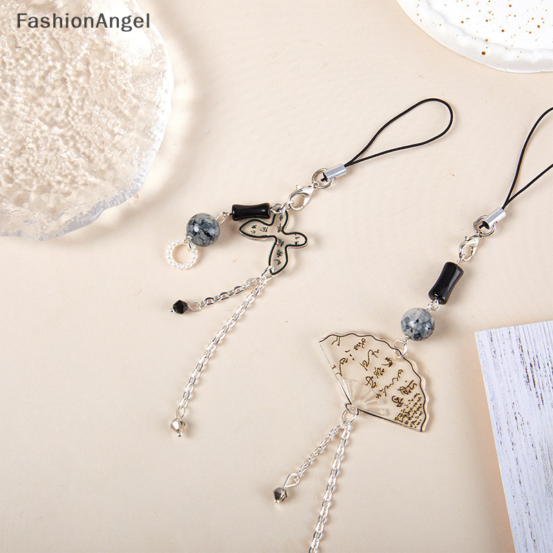 FashionAngel Phong Cách Trung Hoa Tinh Tế Chống Mất Dây Xích Điện Thoại Túi Ba Lô Trang Trí Trang Sức Nhiều Treo Mặt Dây Chuyền Ch TH