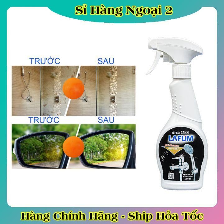 Chai Xịt Tẩy Cặn Canxi LAFUM Chống Ăn Mòn Inox Vệ Sinh Vòi Rửa, Vòi Sen, Vách Kính - HÃNG LAFUM