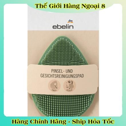 Miếng rửa mặt Silicon và bọt biển Ebelin Đức bền & sạch sâu lỗ chân lông