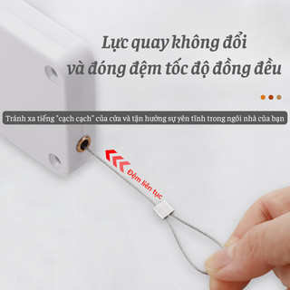 Thiết bị đóng cửa tự động Bunnies đóng cửa yên tĩnh lắp đặt dễ dàng lớp keo chắc chắn phù hợp nhiều loại tường