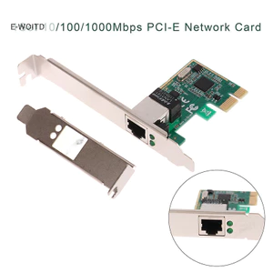 E-woitd 1 Bộ 10 / 100 / 1000Mbps Gigabit Ethernet PCI Express PCI-E Card mạng RJ-45 Bộ chuyển đổi LAN Bộ điều khiển mạng HNVN