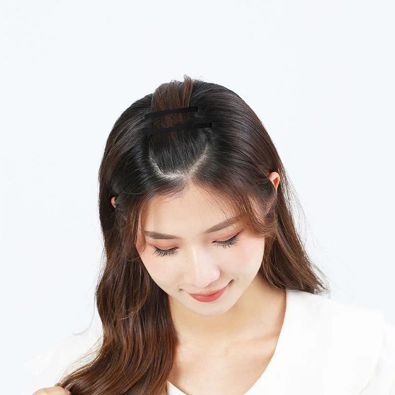 10 / 50 Chiếc Đen Kẹp Tóc Dùng Một Lần Pin Mũ Barrettes Sóng Kẹp Tóc Cầm Dụng Cụ Tạo Kiểu
