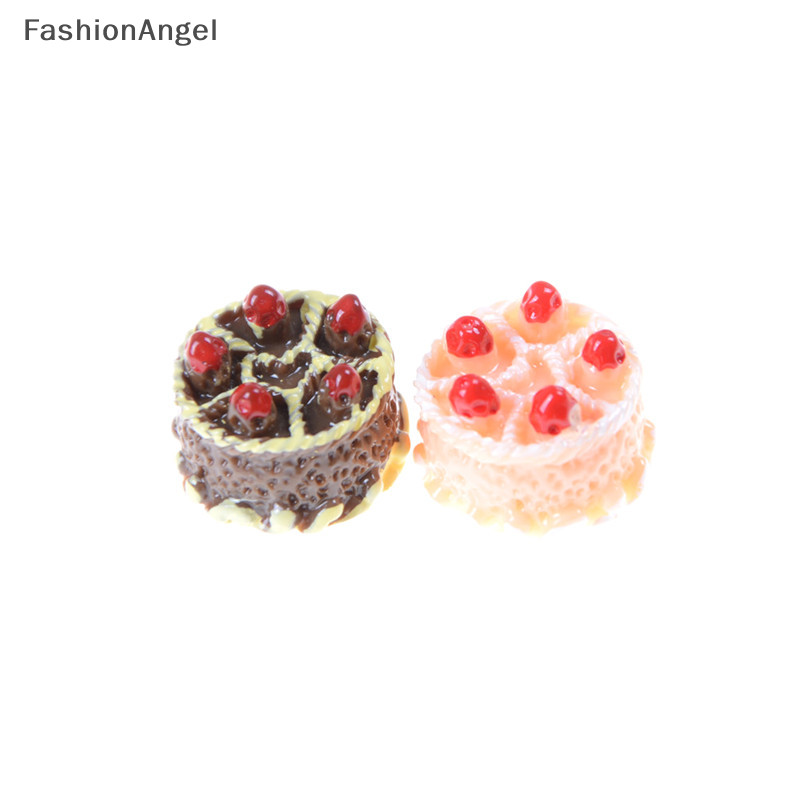 Fashionangel 5 Món Tráng Miệng 3D Nhựa Kem Bánh Thu Nhỏ Nhà Búp Bê Phụ Kiện TH