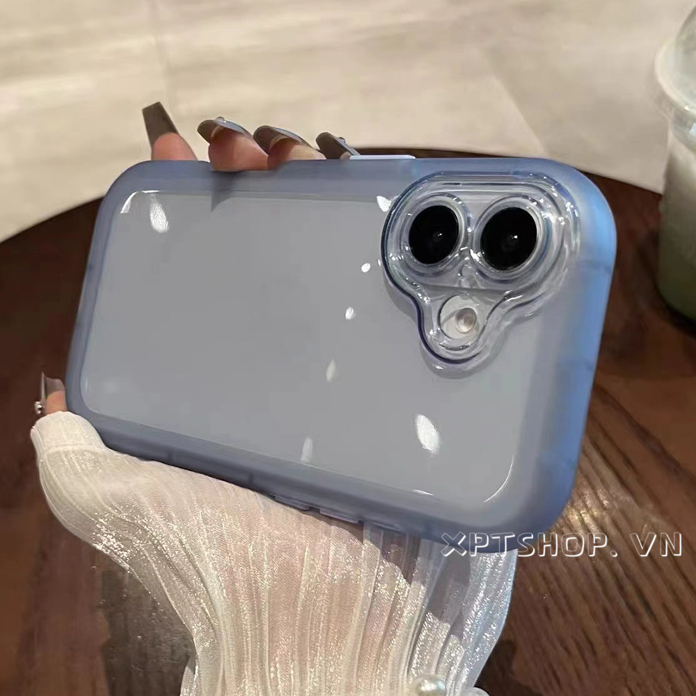 Candy Series Frosting Ốp Điện Thoại Cho iPhone 17 Pro Max 16 15 14 13 12 11 Pro Max Bảo Vệ Toàn Diện Chống Sốc Bảo Vệ Vỏ Mềm