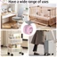 CHEESELY 8 Chiếc Vali Bảo Vệ Bánh Xe, Chống Trơn Trượt Giảm Tiếng Ồn Hành Lý Bánh Xe Bảo Vệ, Giảm Mài Mòn Bánh Xe Hấp Thụ Sốc Hộp Xe Đẩy Silicon Bánh Bao