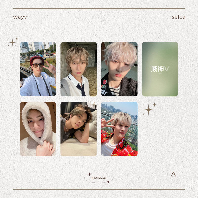 [WAYV] PHOTOCARD SELCA 6 WAYV - Card Bo Góc Unofficial - Cán nhám 2 mặt ...