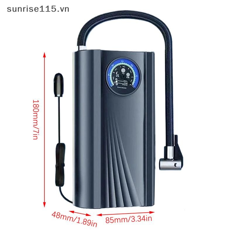 Máy bơm hơi lốp ô tô SRVN 12V Máy bơm hơi lốp có độ chính xác cao Máy bơm hơi điện tử bay hơi cho xe máy Xe đạp Ô tô.