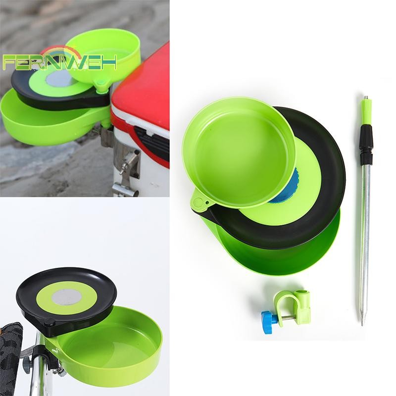 [Fernweh] Hộp đựng dụng cụ khay câu cá cầm tay 3 lớp Khay kéo mồi Dụng cụ ghế câu cá [MỚI]