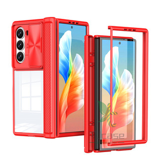 Vỏ máy ảnh ống kính trượt lai Samsung Galaxy Z Fold 6 Z Fold 5 Z Fold 4 Bản lề tự động phục hồi toàn diện Vỏ bảo vệ