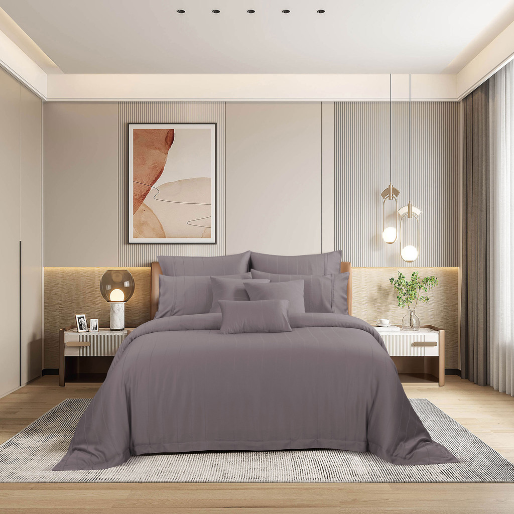 Ảnh Bộ ga kèm Vỏ chăn Akemi Tencel Accord Lyocell Matera và Mosiya, gồm 6 món (Super King / King / Queen) 2