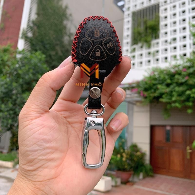 Bao Da Chìa Khóa Cơ Toyota Fortuner, Innova, Hilux, Altis Da thật, khâu thủ công