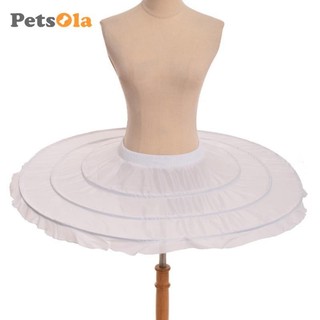 Pannier Petticoat Co Giãn Dây Thắt Lưng Ngắn 3 Vòng Váy Cho Áo Cưới Prom