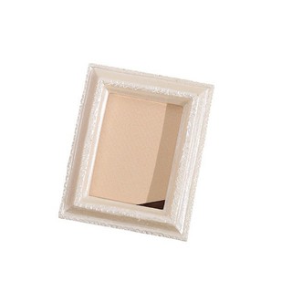Baroque phong cách ngọc trai bạc trắng Tình Yêu hình học hình chữ nhật Kem khung ảnh DIY phụ kiện trang sức vật liệu bán buôn