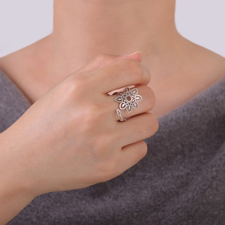 SKYRIM Charm Nhẫn Nữ Thanh Lịch Hoa Hướng Dương Vàng Rỗng Thiết Kế Có Thể Điều Chỉnh Mở Đầu Trang Sức Thời Trang
