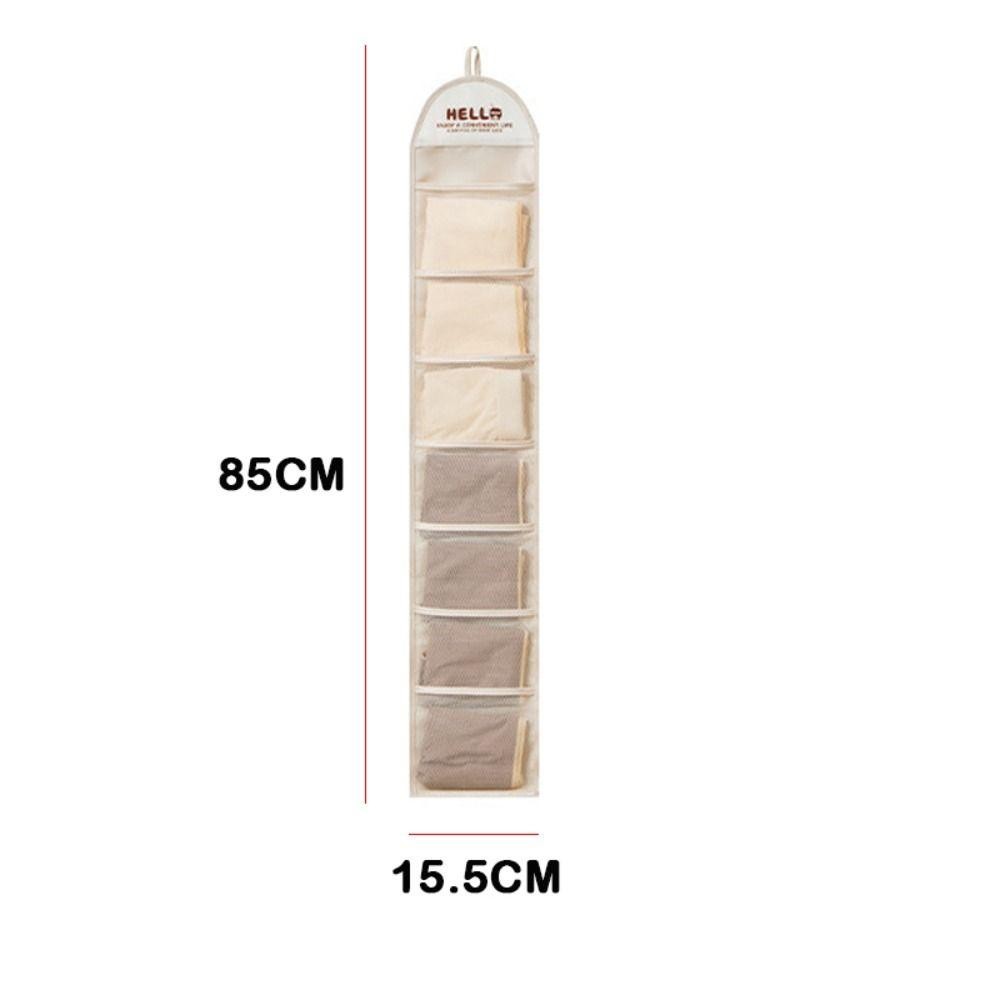 Túi đựng đồ lót HIGHVIEWLS, 7 lưới phía sau tất cửa sắp xếp, Tủ quần áo treo tường treo tủ quần áo sắp xếp