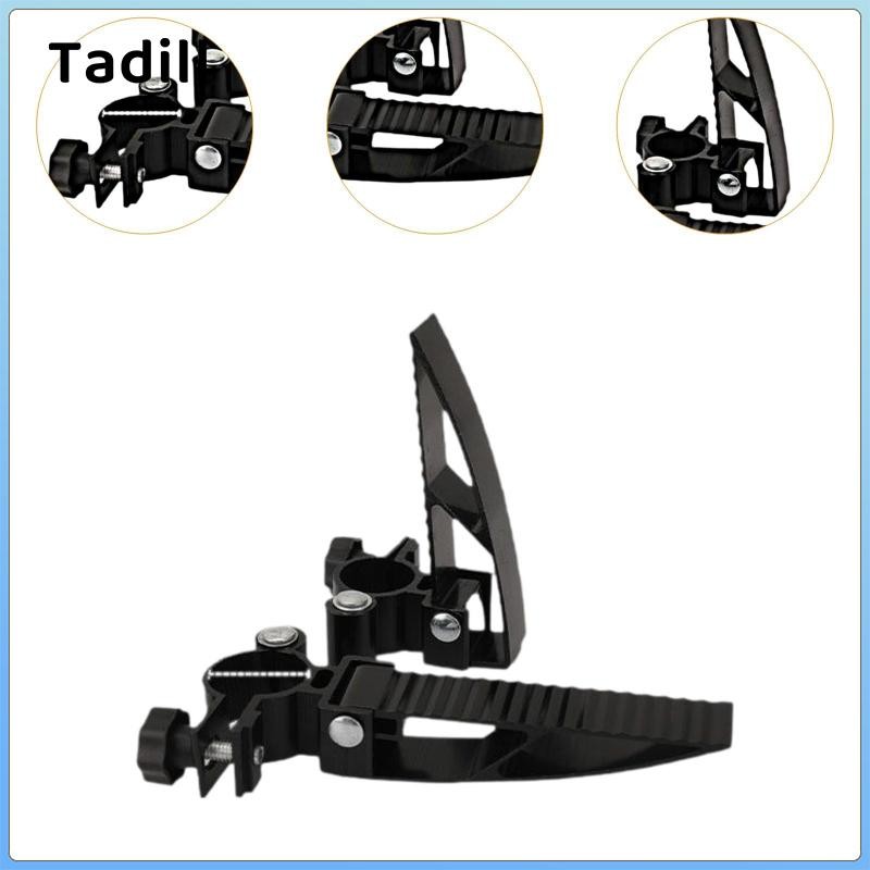Tadill 1 Cặp Bàn Đạp Chân Ghế Câu Cá - Chân Hỗ Trợ và Chống Trượt, Có Thể Gập Lại