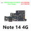 Note13 Note14 USB Cổng Sạc Nhanh Dock Sạc Cắm Bảng Kết Nối Flex Cho Xiaomi Redmi Note 13 14 Pro Plus Pro + 4G 5G