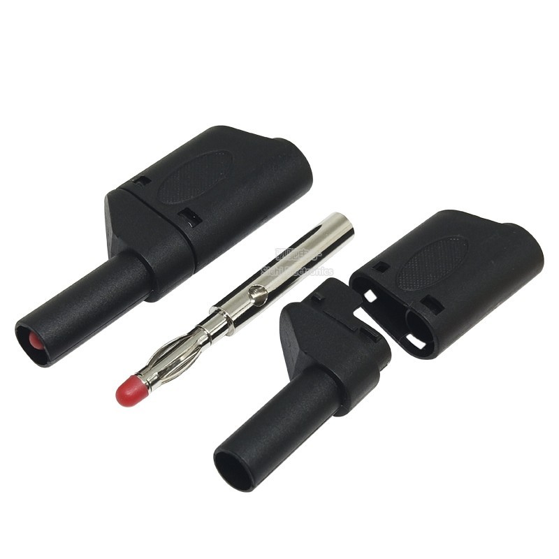 32A Dòng Cao 4mm Loại Bao Cao Cấp Chuối Cắm Loại Lắp Ráp Xếp Chồng Có Thể Tái Tạo Cắm Đầu Kiểm Tra Hàn