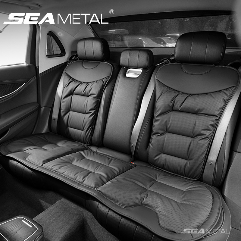 SEAMETALTAL Universal Car Seat Cover Nappa Da Ghế Ô Tô Đệm Bảo Vệ Thảm Mềm Thoáng Khí Phụ Kiện Nội Thất Ô Tô