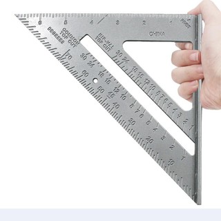 Thước ke góc vuông 7inch -đo góc đa năng nhôm Thước tam giác