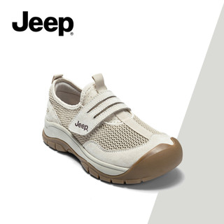 JEEP Nữ Mùa Hè Mới Phát Hành Lưới - Giày Thể Thao Trên, Đế Mềm Thoải Mái, Thiết Kế Thoáng Khí, Móc - Và - Vòng Một - Bước - Trên Giày