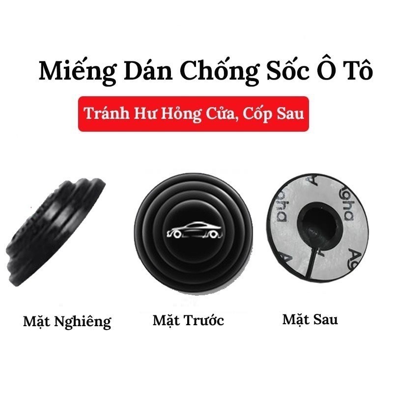 [COD] Bộ Nút Giảm Chấn Cửa Ô Tô – Hạn Chế Tiếng Ồn, Bảo Vệ Cửa Xe Hiệu Quả