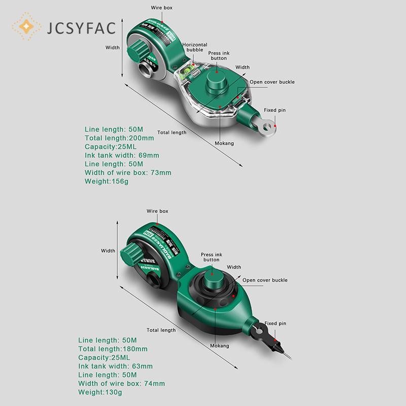 JCSYFAC Scribes Mực Vẽ Dòng Bút Đánh Dấu Mực Xây Dựng Mực Hoạt Động Tay Thợ Mộc Dụng Cụ Mới