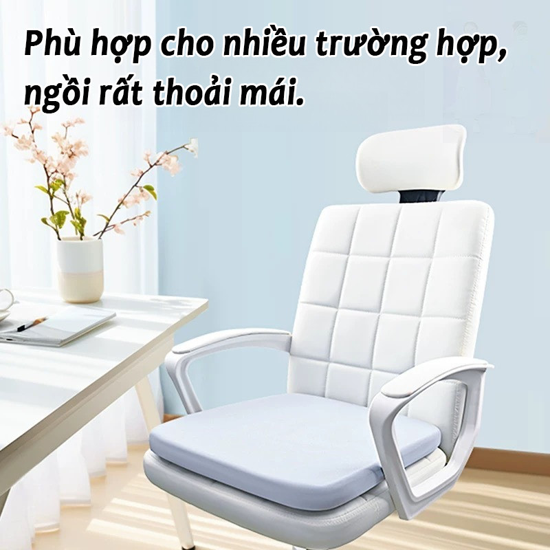Đệm Lót Ghế Ngồi Văn Phòng,thắt lưng đệm ghế mềm,Giảm Bớt đau Xương đuôi,Phù hợp với người đi làm