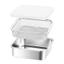 YOI Kín Khí Inox Bảo Quản Nhà Bếp Nắp Hộp Đựng Trái Cây Tổ Chức