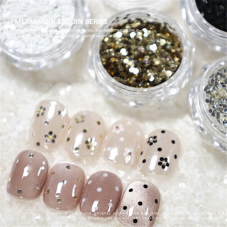 Trang trí móng tay nghệ thuật, sequin tròn 1mm, chấm bi nhiều màu sắc, dụng cụ cho tiệm và lễ hội