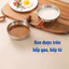 NỒI MINI INOX CÁN GỖ CHỐNG BỎNG - Nấu Mì, Đun Sữa, Dùng Được Bếp Gas Bếp Từ