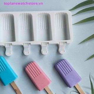 Toplanswatchstore 1 Khuôn Làm Kem Silicon DIY Chocolate Món Tráng Miệng Popsicle Khuôn Làm Dụng Cụ Tự Chế Dự Tiệc Mùa Hè Cung Cấp VN