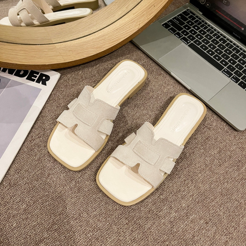 Dép Sandal Nữ Atikota Thời Trang Đa Năng Màu Trơn Thoải Mái Nhẹ Dép Thường Ngày