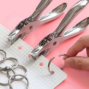 Kìm bấm lỗ giấy refill dụng cụ bấm lỗ giấy đơn làm sổ còng sổ tiện dụng