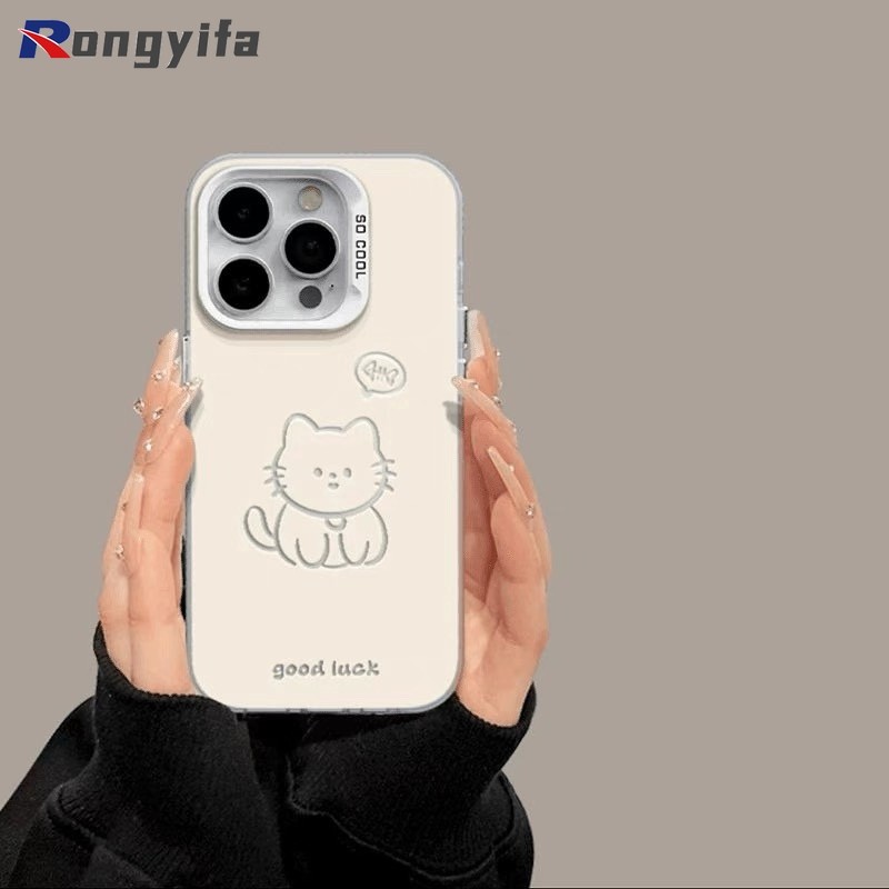 Ốp Điện Thoại Mèo Dễ Thương Cho Tecno Pop 10 9 8 7 6 Pro Pova 6 Pro Camon 40 30S 30 20 Pro 15 12 Infinix Hot 10T 10S 9 Play 8 Lite 5G 4G Vỏ Hoạt Hình Chó Cặp Đôi Chống Sốc Matte Vỏ