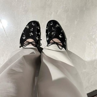 Giày múa ba lê lưới nơ