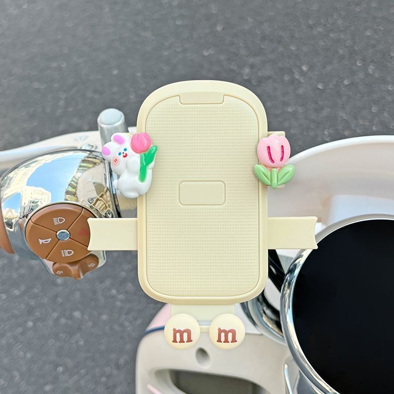 Giá đỡ điện thoại xe đạp điện Khung điều hướng xe máy Takeaway Rider Giá đỡ điện thoại cố định Phong cách mới Giá đỡ chống sốc