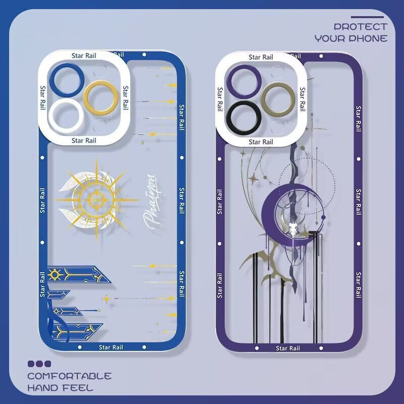 Ốp Điện Thoại Honkai Star Rail Cho IPhone 17 Air Pro Max 7 8 6 6S Plus XR X XS MAX Ốp Lưng Mềm Trong Suốt TPU Phainon Firefly Castorice Chống Rơi Thời Trang Chống Sốc