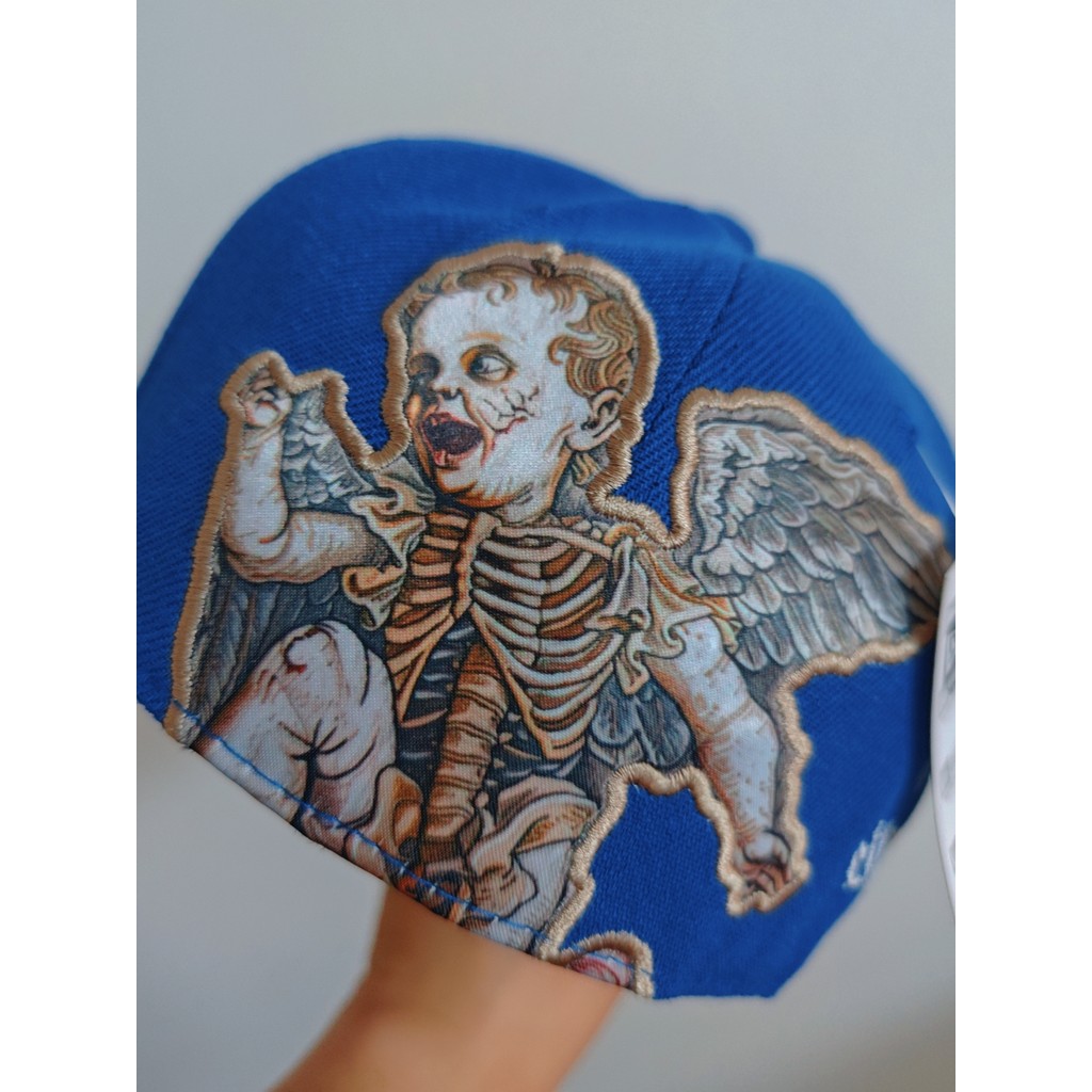 Mlb Los Angeles Dodgers City of Angels Mũ Skeleton Angel Thêu Đóng Flat Eave Hip Hop Lưng Đeo Mũ Bóng Chày & & & &