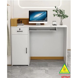 Quầy thu ngân, tiếp tân, tính tiền bằng gỗ MDF QTT527 - NỘI THẤT LẮP RÁP VIENDONGADV