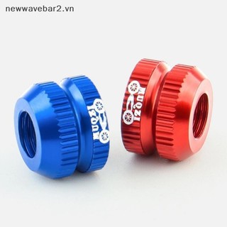 [Mới] Van lốp xe đạp đường bộ bằng hợp kim nhôm siêu nhẹ, loại Presta với van bảo vệ và vít máy giặt cố định.