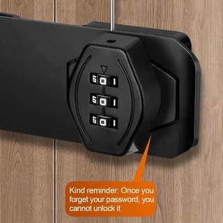Ổ khóa số mật khẩu không cần khoan Global Joy - Thiết kế mini đa năng cho tủ lạnh tủ chốt cửa an toàn và tiện lợi