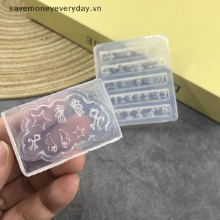 [savemoneyeveryday] Khuôn Làm Móng 3D Dụng Cụ Làm Móng Silicon Hoạt Hình Thắt Nơ Móng Tay Quyến Rũ Khuôn Phụ Kiện Móng Tay Nghệ Thuật Dụng Cụ Làm Móng Tay [vn]