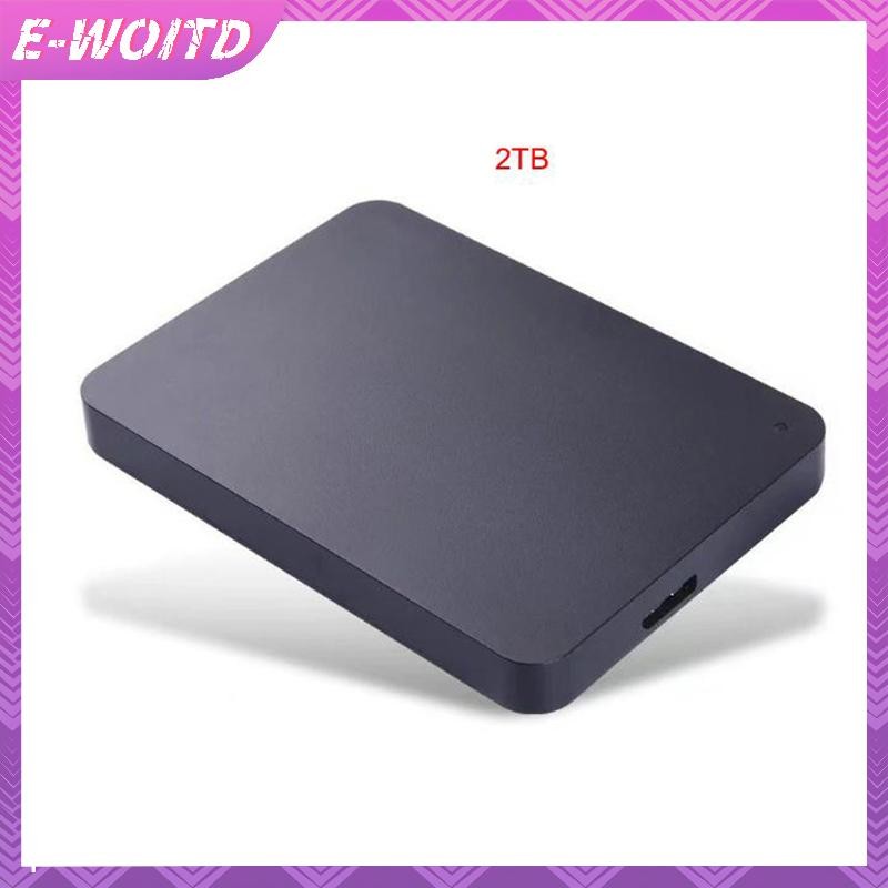 Ổ cứng mở rộng di động E-WOITD Cơ bản 1TB 2TB 4TB Ổ cứng gắn ngoài di động USB 3.0, Ổ cứng màu đen E-WOITD