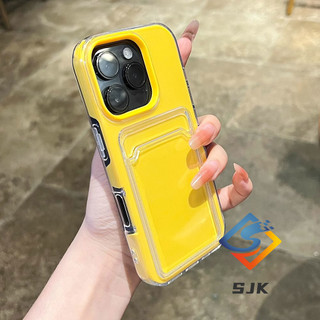 Vỏ bảo vệ chống sốc cho iPhone 17 Pro Max 12 13 14 15 16 Pro Max 16e 14plus 15plus Vỏ kép có khe cắm thẻ tích hợp và màu sắc Dopamine sống động