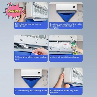 [PNPIA] Túi làm sạch mã hóa không khí 100cm Chất làm sạch dày PVC có ống nước Dụng cụ điều hòa chia 1-1.5P VN